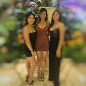 🔴 Dark Mauve Dress